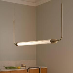 UMAGE Lampa wisząca designerska LEMON SQUEEZE LINEAR, możliwość ściemniania, mosiężny / złoty, salon / jadalnia, metal, design