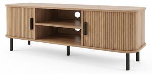 Szafka rtv ryflowana SCAVA, 140 x 40 x 46 cm