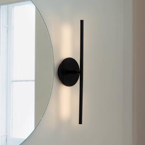 UMAGE Kinkiet designerski Omni, możliwość ściemniania, czarny, salon / jadalnia, aluminium, design