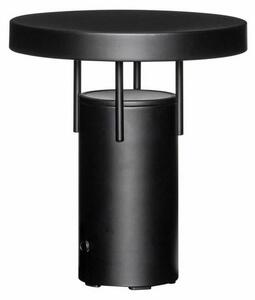 Hübsch Ładna lampa stołowa LED BringMe Mini, czarna matowa, 20 cm możliwość ściemniania, czarny, metal, nowoczesny