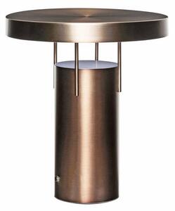 Hübsch Ładna lampa stołowa LED BringMe, mosiądz oksydowany, 28 cm możliwość ściemniania, mosiężny / złoty, metal, nowoczesny