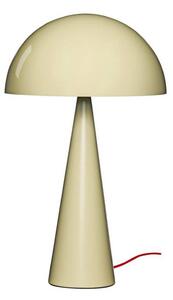 Hübsch Lampa stołowa Mush, kremowy / amber, sypialnia, metal, nowoczesny