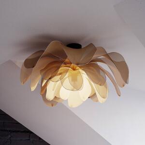 By Rydéns Lampa sufitowa designerska Lou Lou, możliwość ściemniania, kremowy / amber, przedpokój, tkanina / materiał / jedwab, design