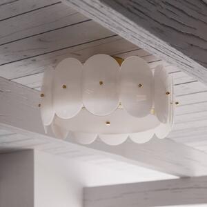 By Rydéns Lampa sufitowa designerska Omlott, możliwość ściemniania, biały / opal, salon / jadalnia, szkło, design