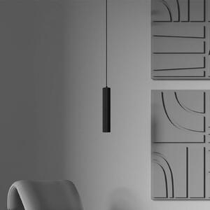 Maytoni Lampa wisząca Calipso, możliwość ściemniania, czarny, salon / jadalnia, aluminium, nowoczesny