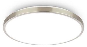 Briloner Panel LED Kaida, aluminiowy / szary / cynkowy, biuro, metal