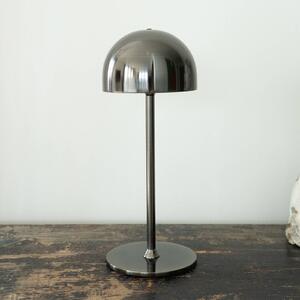 Sirius Lampa stołowa LED Tim, kolor niklowy, wysokość 30 cm, IP54 Tim, salon / jadalnia, metal, nowoczesny