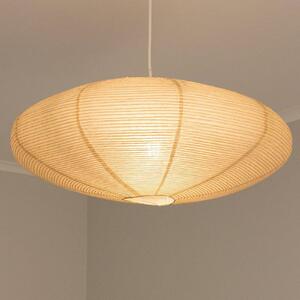 PR Home Lampa wisząca Yuni, możliwość ściemniania, kremowy / amber, salon / jadalnia, papier / lunolit / lunopal, skandynawski