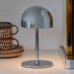 Sirius Lampa stołowa LED Tim, kolor chrom, wysokość 22 cm, IP54 Tim, salon / jadalnia, metal, nowoczesny