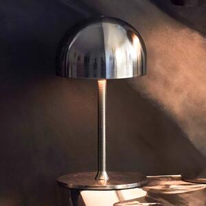 Sirius Lampa stołowa LED Tim, kolor niklowy, wysokość 22 cm, IP54 Tim, salon / jadalnia, metal, nowoczesny
