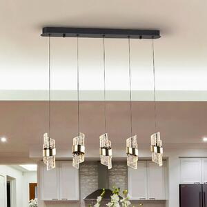 Schuller Valencia Lampa wisząca Iliada, możliwość ściemniania, czarny, salon / jadalnia, metal