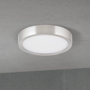 ORION Lampa sufitowa LED Disc, możliwość ściemniania, aluminiowy / szary / cynkowy, salon / jadalnia, aluminium, nowoczesny