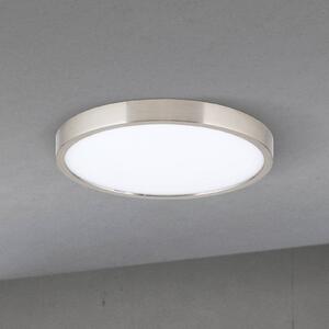 ORION Lampa sufitowa LED Disc, możliwość ściemniania, aluminiowy / szary / cynkowy, salon / jadalnia, aluminium, nowoczesny