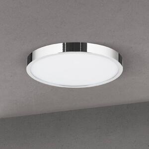 ORION Lampa sufitowa LED Disc, możliwość ściemniania, chromowy / srebrny, salon / jadalnia, aluminium, nowoczesny