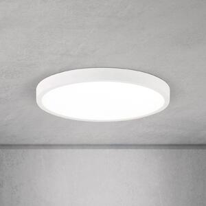 ORION Lampa sufitowa LED Disc, możliwość ściemniania, biały / opal, salon / jadalnia, aluminium, nowoczesny