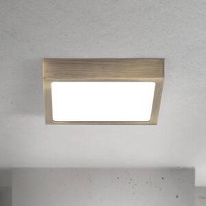 ORION Lampa sufitowa LED Disc, możliwość ściemniania, brązowy / mosiężny, salon / jadalnia, aluminium, nowoczesny