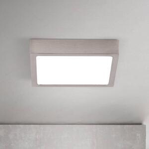 ORION Lampa sufitowa LED Disc, możliwość ściemniania, aluminiowy / szary / cynkowy, salon / jadalnia, aluminium, nowoczesny