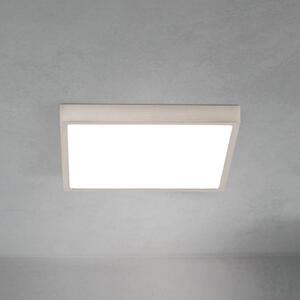 ORION Lampa sufitowa LED Disc, możliwość ściemniania, aluminiowy / szary / cynkowy, salon / jadalnia, aluminium, nowoczesny