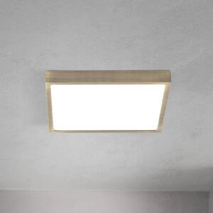 ORION Lampa sufitowa LED Disc, możliwość ściemniania, brązowy / mosiężny, salon / jadalnia, aluminium, nowoczesny