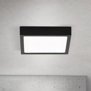 ORION Lampa sufitowa LED Disc, możliwość ściemniania, czarny, salon / jadalnia, aluminium, nowoczesny