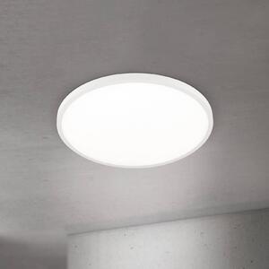 ORION Lampa sufitowa LED Disc, możliwość ściemniania, biały / opal, salon / jadalnia, aluminium, nowoczesny