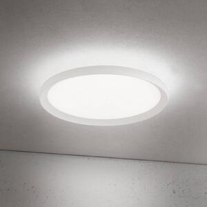 ORION Lampa sufitowa LED Kant, możliwość ściemniania, biały / opal, salon / jadalnia, aluminium, nowoczesny