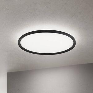 ORION Lampa sufitowa LED Kant, możliwość ściemniania, czarny, salon / jadalnia, aluminium, nowoczesny