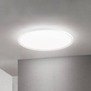 ORION Lampa sufitowa LED Kant, możliwość ściemniania, biały / opal, salon / jadalnia, aluminium, nowoczesny