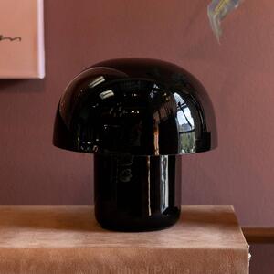 KARE Lampa stołowa design Mushroom, czarny, salon / jadalnia, metal, design