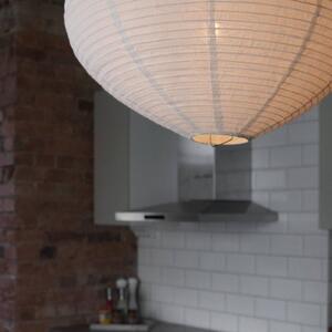 PR Home Lampa wisząca Verona, możliwość ściemniania, biały / opal, salon / jadalnia, tkanina / materiał / jedwab