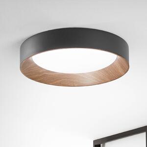 Luce Ambiente Design Lampa sufitowa LED Arka, czarny, salon / jadalnia, metal, nowoczesny