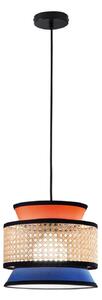 Luce Ambiente Design Lampa wisząca Gazebo, możliwość ściemniania, żółty / pomarańczowy, salon / jadalnia, tkanina / materiał / jedwab