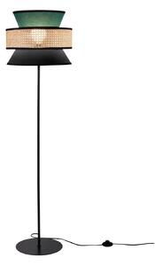 Luce Ambiente Design Lampa stojąca Gazebo, zielony, salon / jadalnia, tkanina / materiał / jedwab