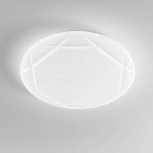 F.A.N. Europe Lampa sufitowa LED Elixir, biały / opal, salon / jadalnia, tworzywo sztuczne, nowoczesny