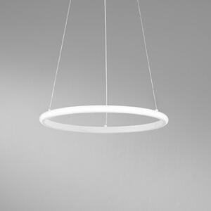 Luce Ambiente Design Lampa wisząca Axis, biały / opal, salon / jadalnia, metal, nowoczesny