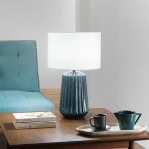 Luce Ambiente Design Lampa stołowa Kiowa, niebieski, salon / jadalnia, ceramika