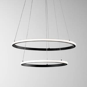 Luce Ambiente Design Lampa wisząca Axis, czarny, salon / jadalnia, metal, nowoczesny