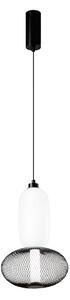 Luce Ambiente Design Lampa wisząca Inkas, czarny, salon / jadalnia, szkło