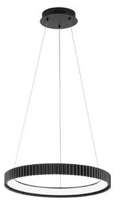 Luce Ambiente Design Lampa wisząca Niike, czarny, salon / jadalnia, metal, nowoczesny