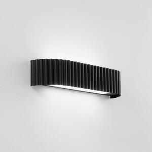 Luce Ambiente Design Kinkiet LED Niike, czarny, salon / jadalnia, metal, nowoczesny