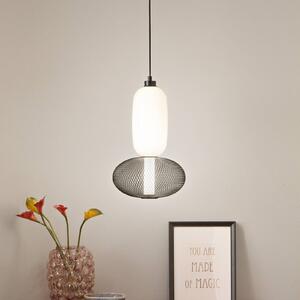 Luce Ambiente Design Lampa wisząca Inkas, czarny, salon / jadalnia, szkło