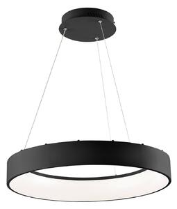 Luce Ambiente Design Lampa wisząca Noah, czarny, salon / jadalnia, aluminium, nowoczesny
