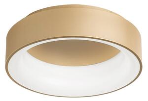 Luce Ambiente Design Lampa sufitowa LED Noah, mosiężny / złoty, salon / jadalnia, aluminium, nowoczesny