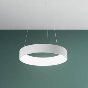 Luce Ambiente Design Lampa wisząca Noah, biały / opal, salon / jadalnia, aluminium, nowoczesny