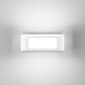 INTEC Kinkiet zewnętrzny LED Desert, biały / opal, aluminium, nowoczesny