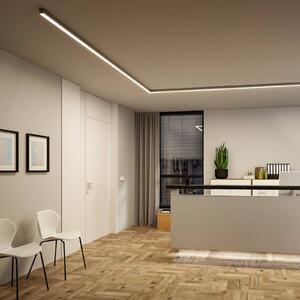 Paulmann Listwa LED Linion, chrom, narożnik 90°, 3000 K możliwość ściemniania, aluminiowy / szary / cynkowy, salon / jadalnia, aluminium, nowoczesny