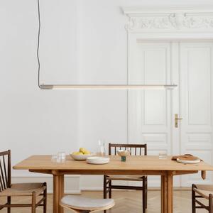 GEJST Lampa wisząca designerska Radent, aluminiowy / szary / cynkowy, salon / jadalnia, metal