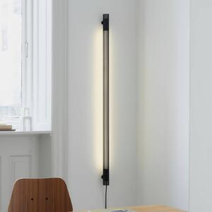 GEJST Kinkiet designerski Radent, czarny, salon / jadalnia, metal