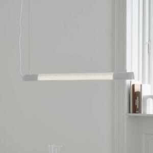 GEJST Lampa wisząca designerska Radent, biały / opal, salon / jadalnia, metal