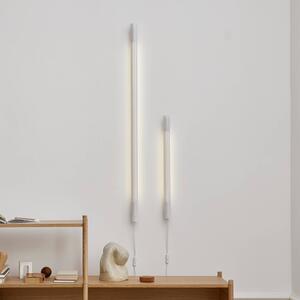 GEJST Kinkiet designerski Radent, biały / opal, salon / jadalnia, metal